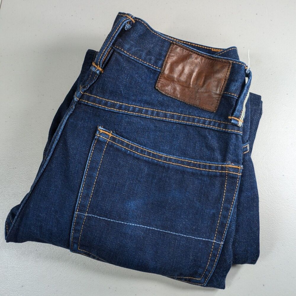 Gustin Jeans Mens Size 28x31 #11 Standard Cone Mills Raw Selvage 12.5oz Japan